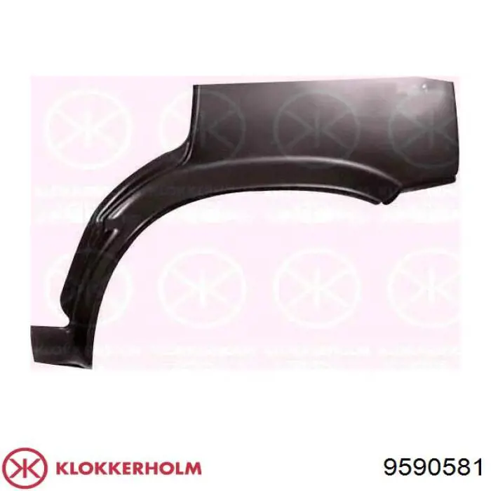 Ремонтна частина арки крила заднього, лівого FP9590581 Klokkerholm