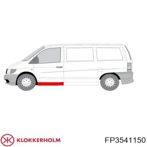 Ремонтна частина передніх дверей Klokkerholm FP3541150 ціна, від 28.87 USD