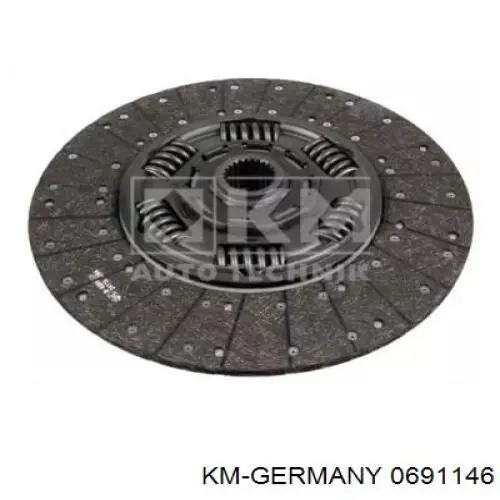Диск зчеплення 0691146 KM Germany