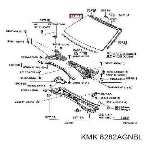Купити AB60956A Pilkington Вікно вітрове