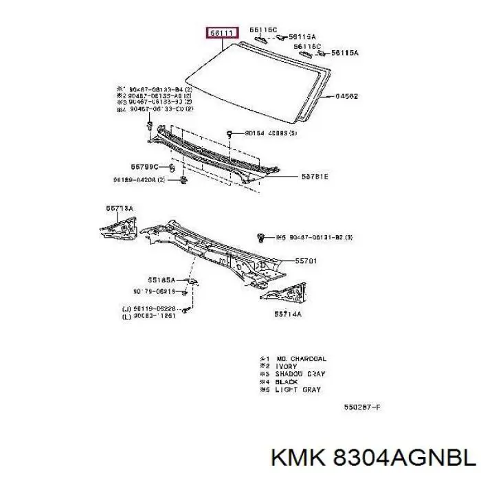 Купити GS8114D12 XYG Вікно вітрове