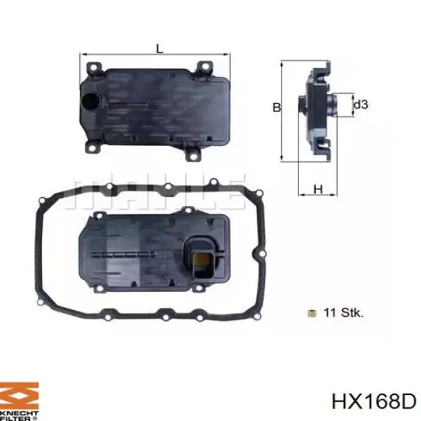 Фільтр коробки автомат Vika 33011615201 ціна, від 17.01 USD