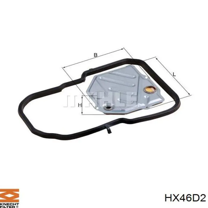 HX46D2 Knecht-Mahle фільтр акпп