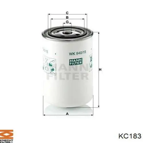 Фільтр тонкого очищення палива WIX 95115E ціна, від 10.71 USD