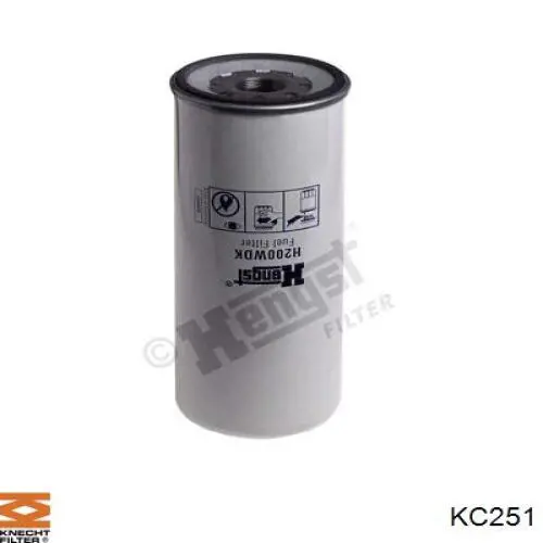 KC251 Knecht-Mahle фільтр паливний