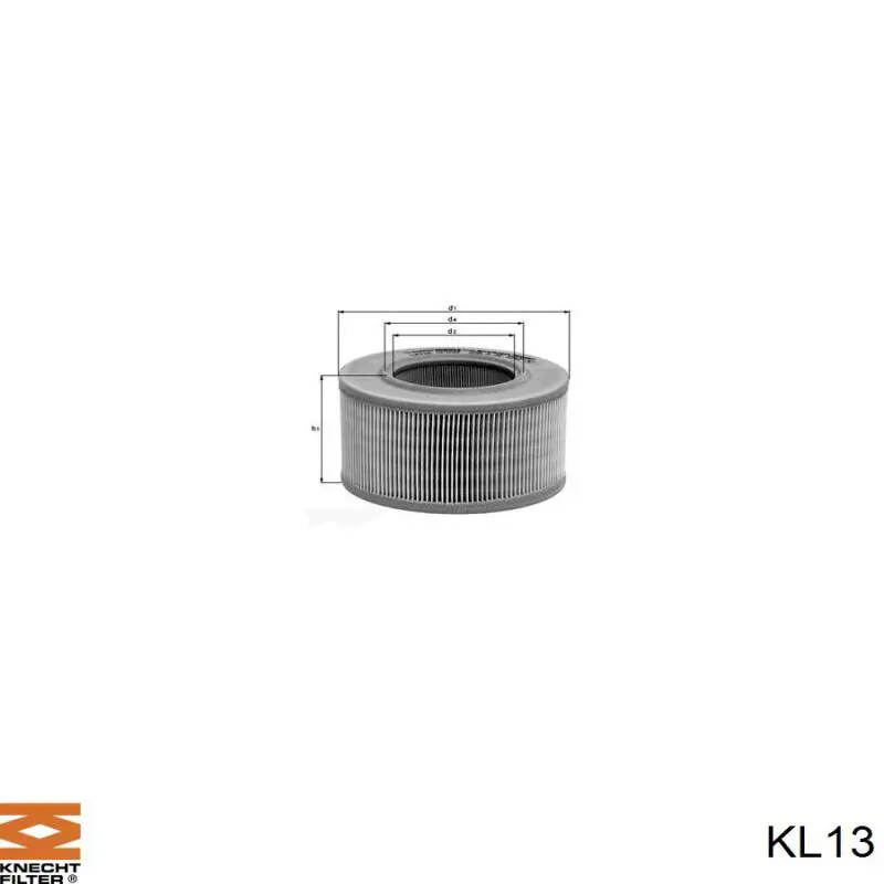 KL13 Knecht-Mahle фільтр паливний
