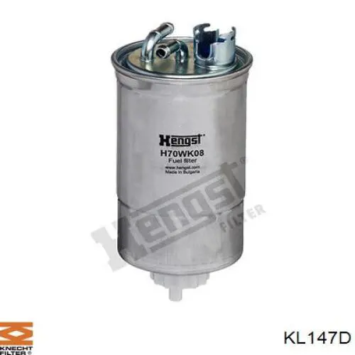 KL147D Knecht-Mahle фільтр паливний