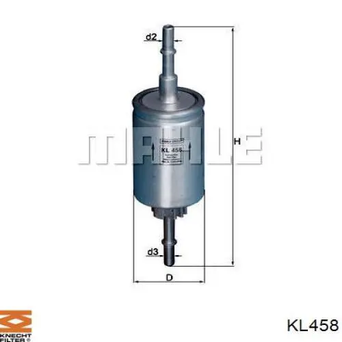 KL458 Knecht-Mahle фільтр паливний