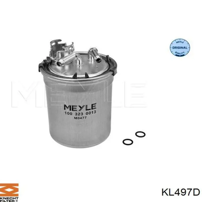 KL497D Knecht-Mahle фільтр паливний