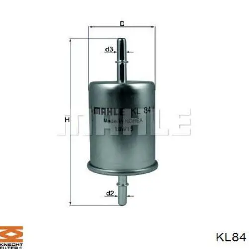 KL84 Knecht-Mahle фільтр паливний