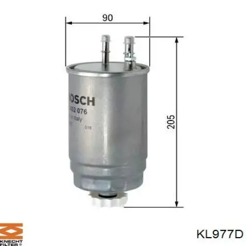 Купити C017 Vasco Filters Фільтр-відстійник палива грубої очистки