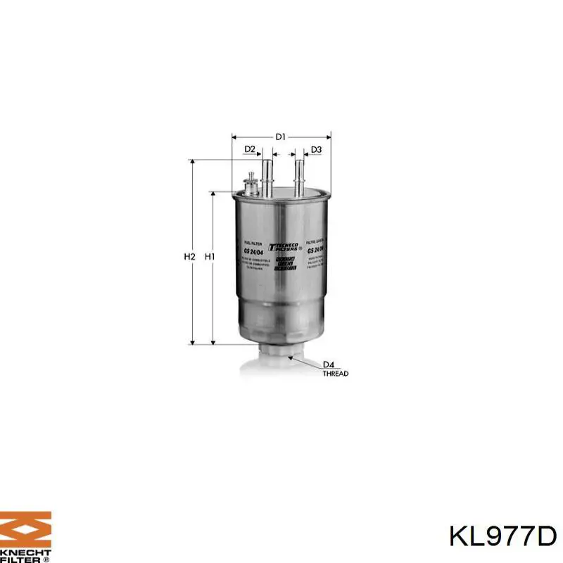 Паливний фільтр C017 Vasco Filters