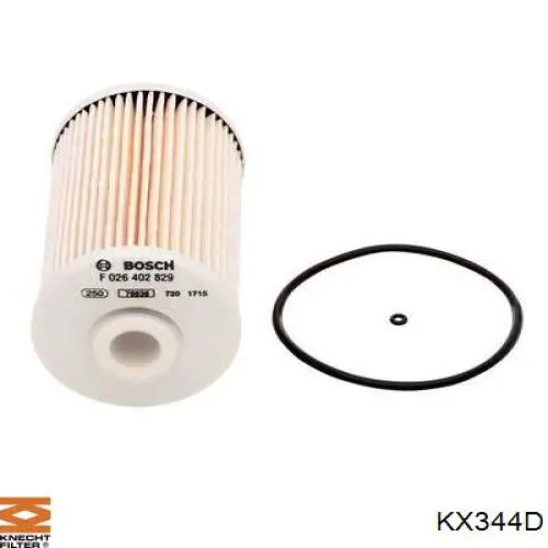 KX344D Knecht-Mahle фільтр паливний