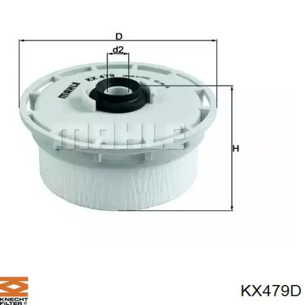 Фільтр паливний KX479D Knecht-Mahle