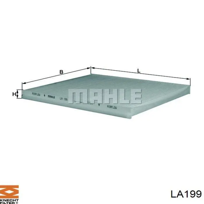 Фільтр салону LA199 Knecht-Mahle