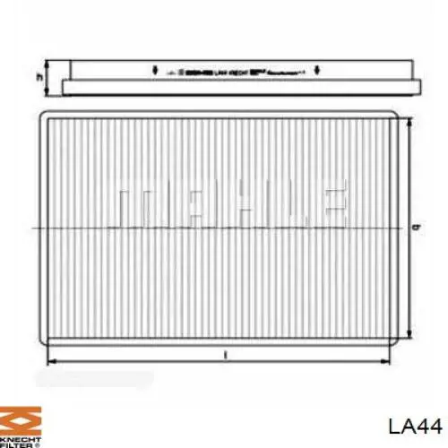 Фільтр салону LA44 Knecht-Mahle