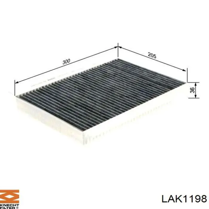 Купити INF130252 InA-For Фільтр салону вугільний