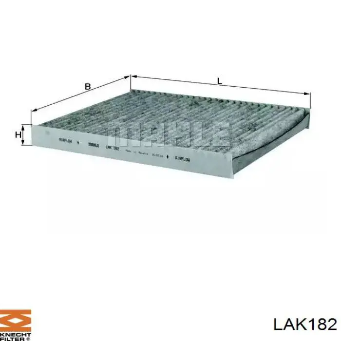 Фільтр салону LAK182 Knecht-Mahle