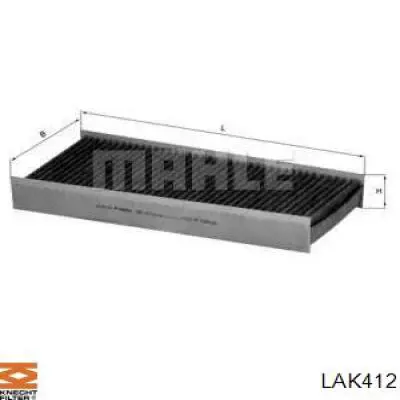 LAK412 Knecht-Mahle фільтр салону