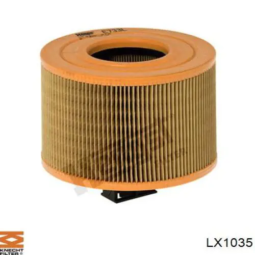 LX1035 Knecht-Mahle фільтр повітряний
