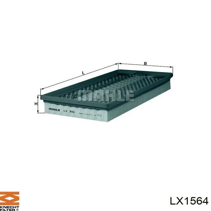 Повітряний фільтр A321 Vasco Filters
