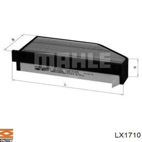 Фільтр повітряний LX1710 Knecht-Mahle