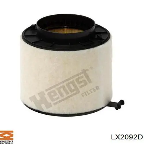 LX2092D Knecht-Mahle фільтр повітряний