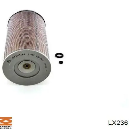 LX236 Knecht-Mahle фільтр повітряний