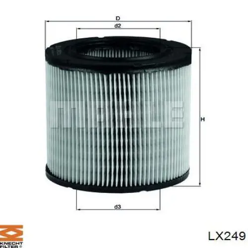 Фільтр повітряний Mahle Original LX249