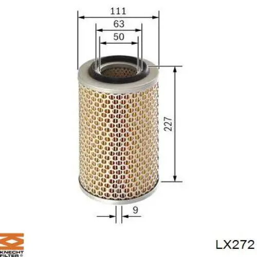 E111L Hengst Повітряний фільтр двигуна