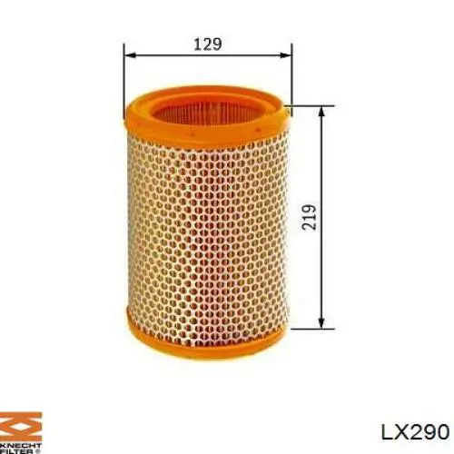 LX290 Knecht-Mahle фільтр повітряний