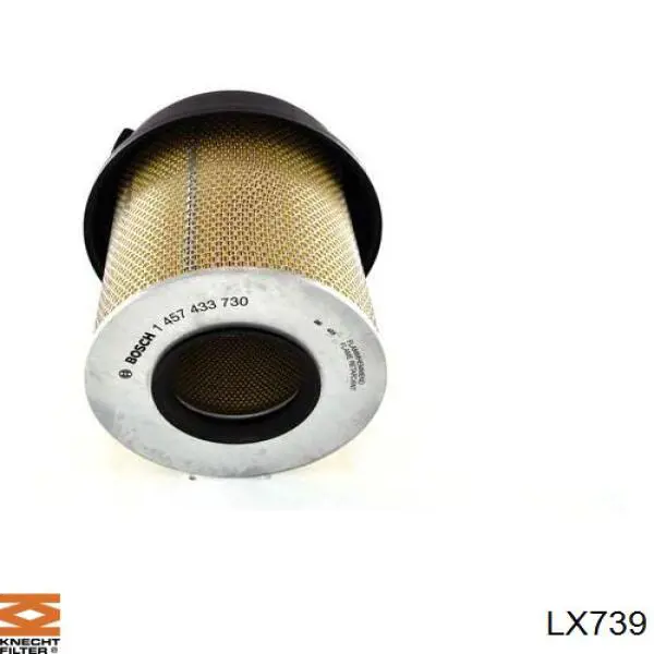 LX739 Knecht-Mahle фільтр повітряний
