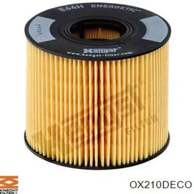 OX210DECO Knecht-Mahle фільтр масляний