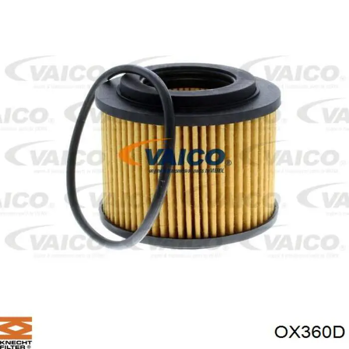 OX360D Knecht-Mahle фільтр масляний