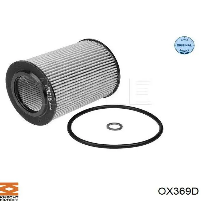 OX369D Knecht-Mahle фільтр масляний