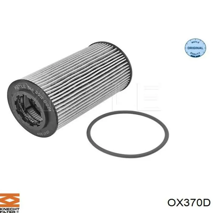 OX370D Knecht-Mahle фільтр масляний