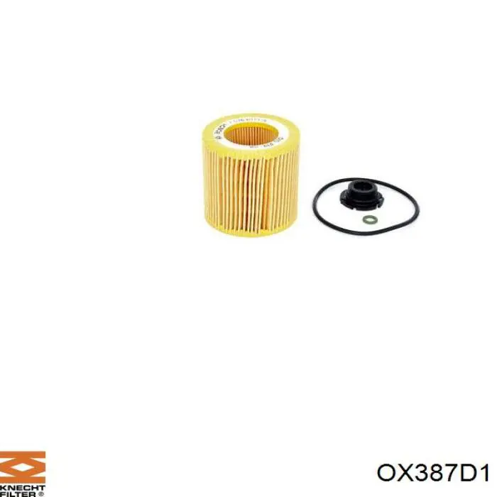 OX387D1 Knecht-Mahle фільтр масляний