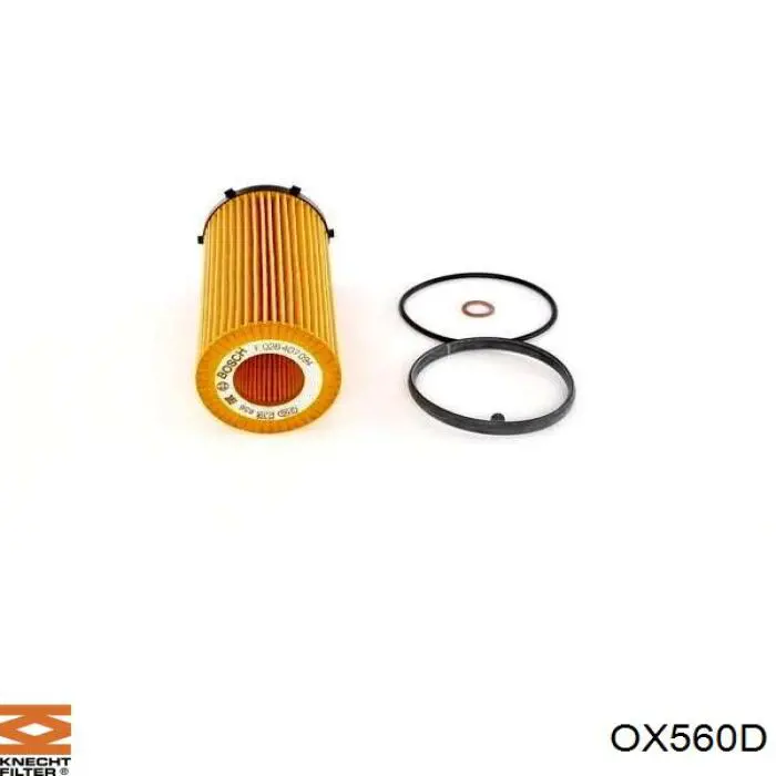 OX560D Knecht-Mahle фільтр масляний