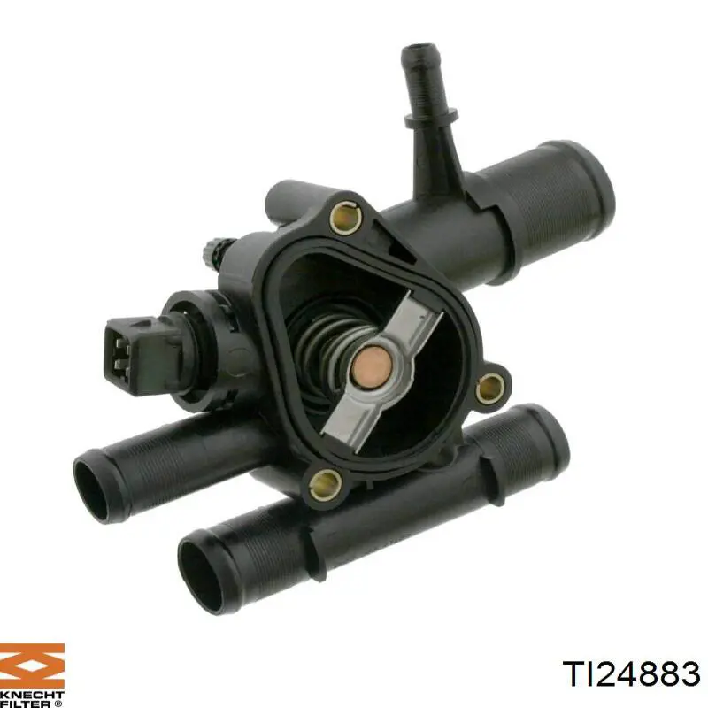 4434344 Opel Корпус термостата в зборі