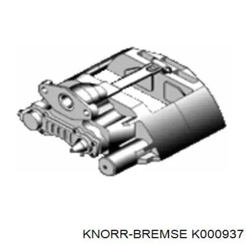 Датчик зносу гальмівних колодок, задній K000937 Knorr-bremse