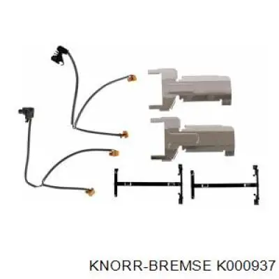 Датчик зносу гальмівних колодок, задній K000937 Knorr-bremse