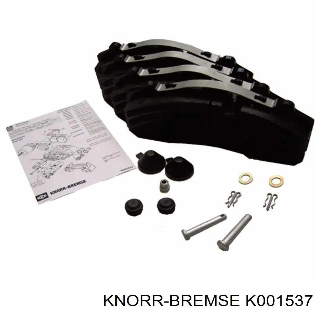 K001537 Knorr-bremse Передні гальмівні колодки