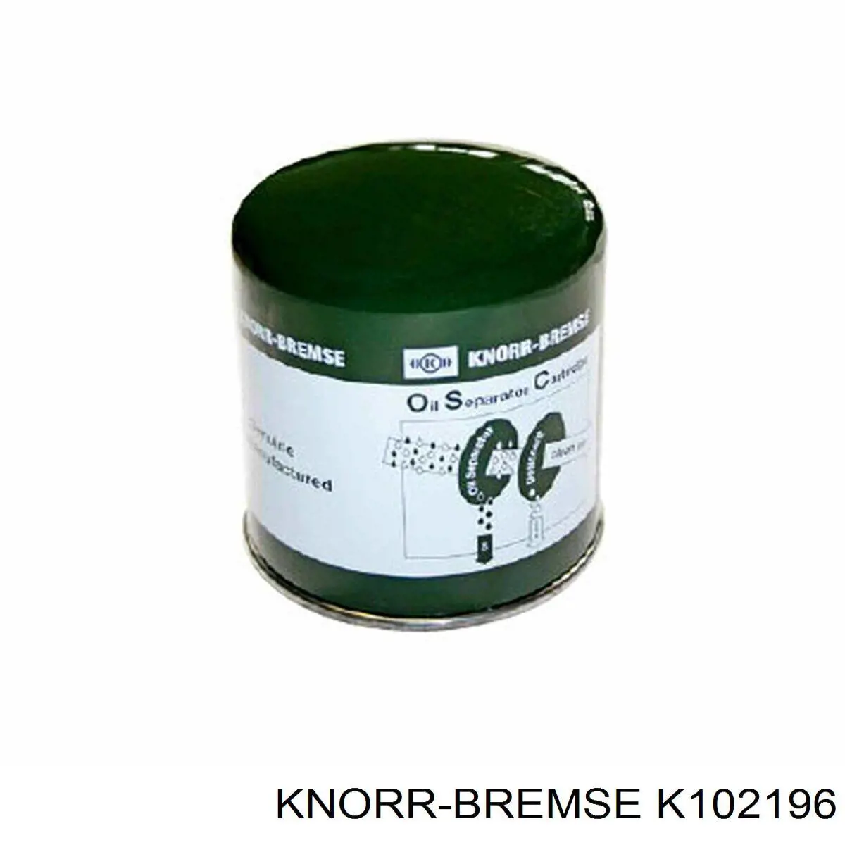 Фільтр осушувача повітря (вологомастиловідділювача) (TRUCK) K102196 Knorr-bremse