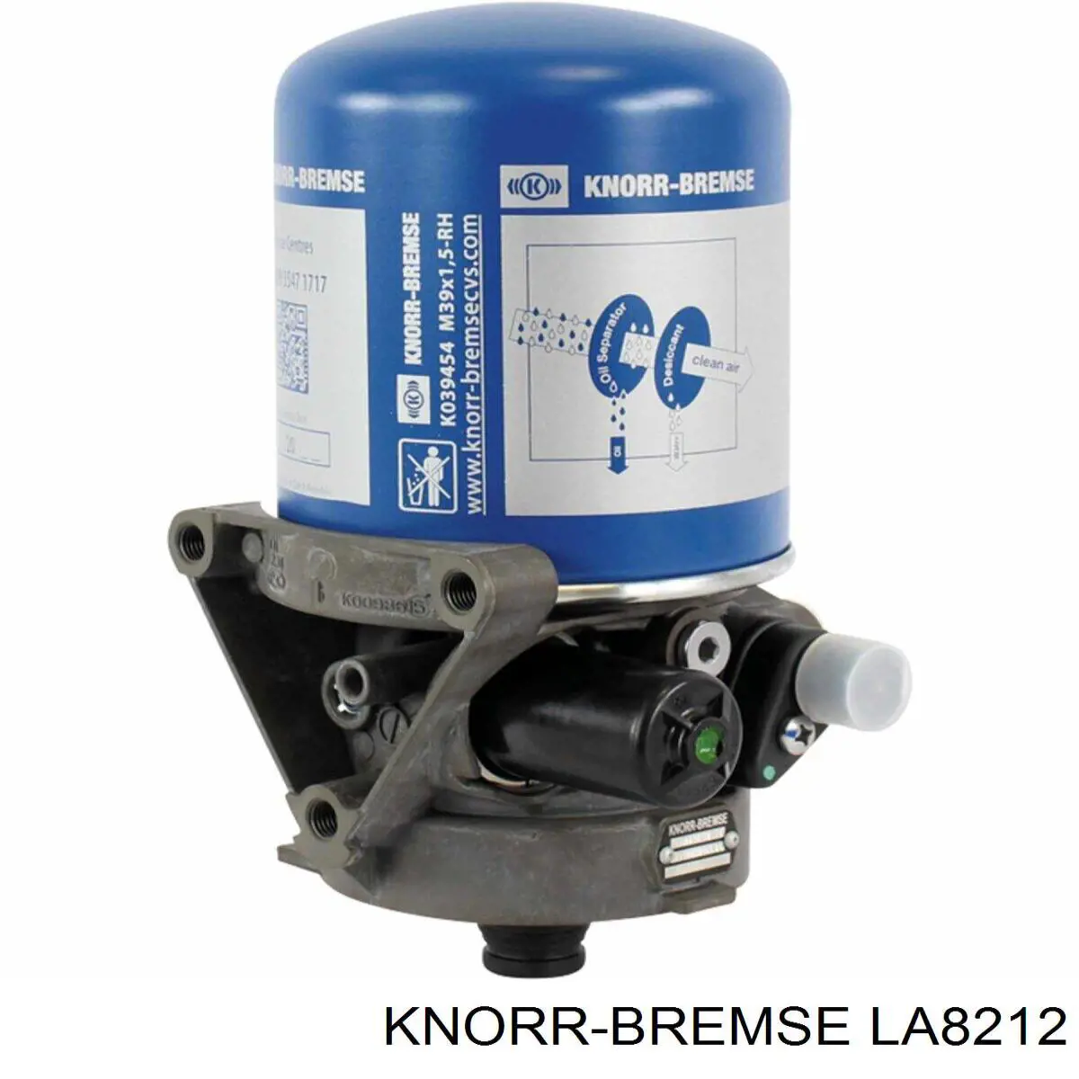 Осушувач повітря пневматичної системи Knorr-bremse LA8212 ціна, від 107.08 USD