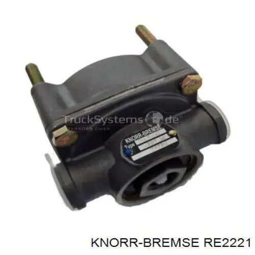Прискорювальний клапан пневмосистеми Knorr-bremse RE2221 ціна, від 28.75 USD