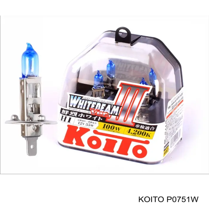 Лампочка галогенна Koito P0751W ціна, від 2.29 USD