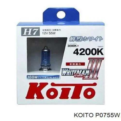 Лампочка галогенна Koito P0755W ціна, від 4.06 USD
