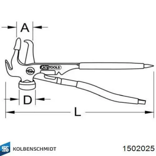  Kolbenschmidt 1502025 ціна, від 43.30 USD