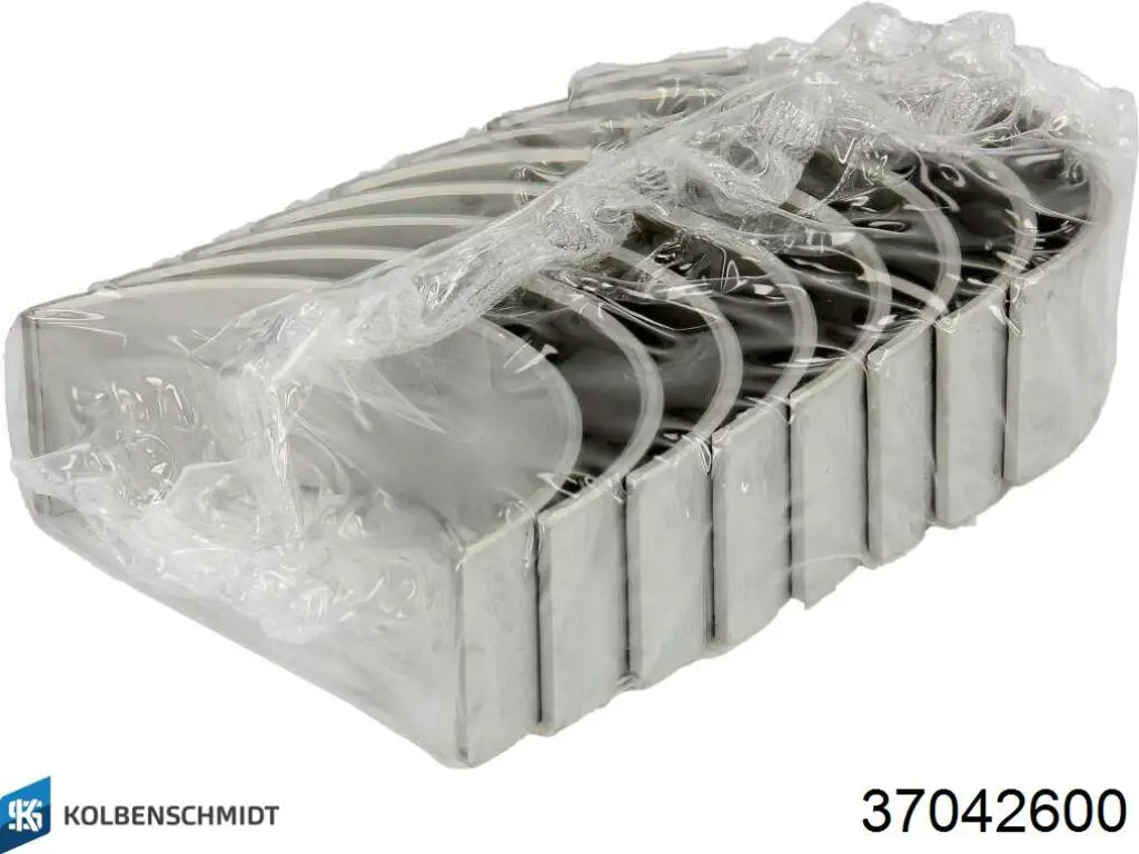 Купити 37042600 Kolbenschmidt Вкладиші колінвала, шатунні, комплект, 1-й ремонт (+0,25)