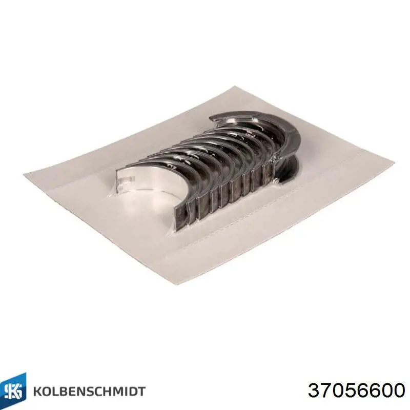 Вкладиші коленвала, корінні, комплект, стандарт (STD) Kolbenschmidt 37056600 ціна, від 34.45 USD